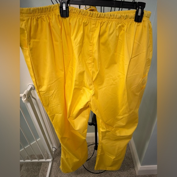 WonderWink Origins Women's Drawstring Flare Scrub Pants 5026 4X 4XL Yellow FLAW - Picture 10 of 16